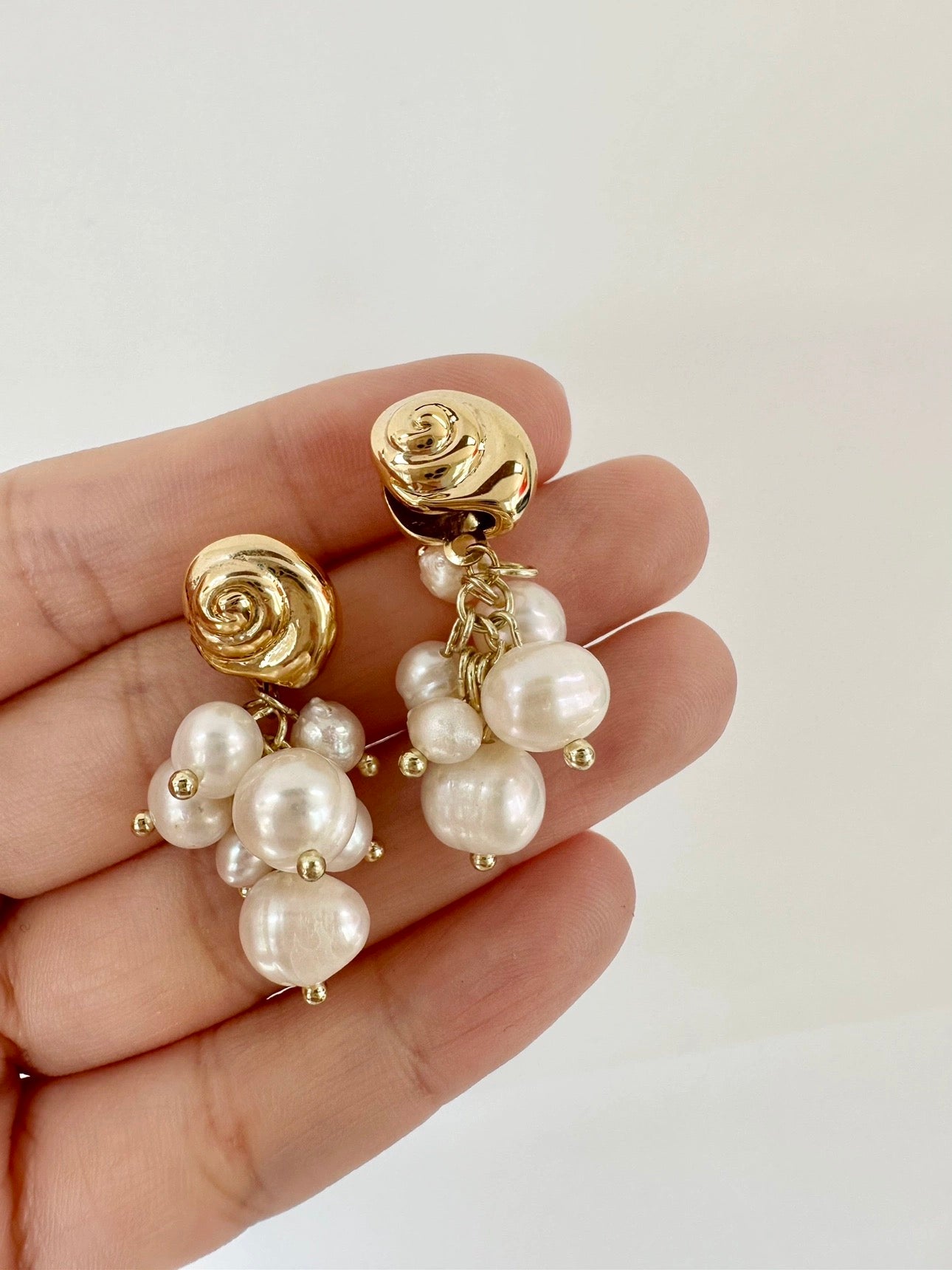 Lovely Freshwater Pearl Tassel Earrings