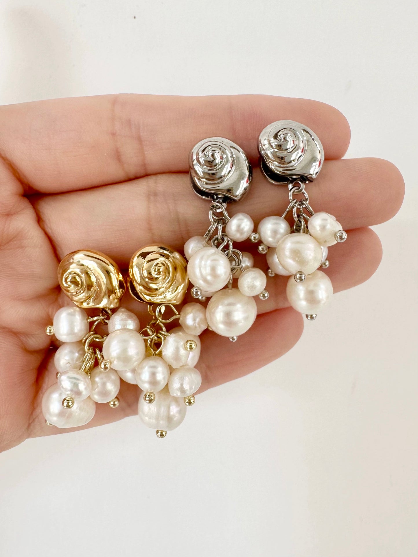 Lovely Freshwater Pearl Tassel Earrings